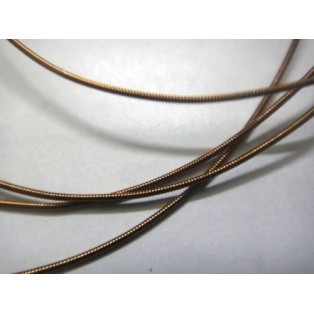 ANTIQUE COPPER - 120 Inches French Metal Wire Gimp Coil Bullion Purl - Stiff - 3 Meters